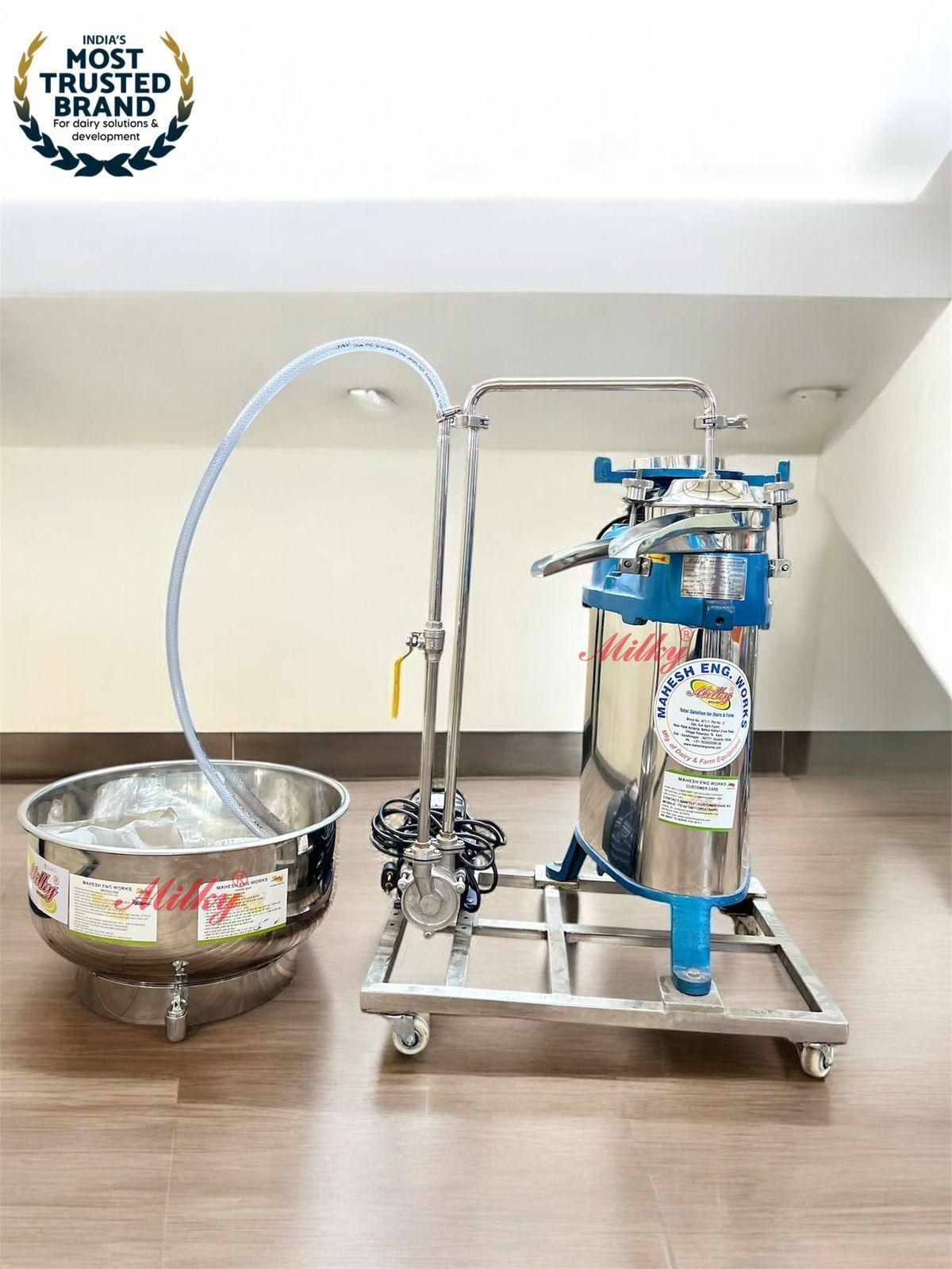 CREAM SEPARATOR (500 LPH SS WITH PUMP WITH SKID)