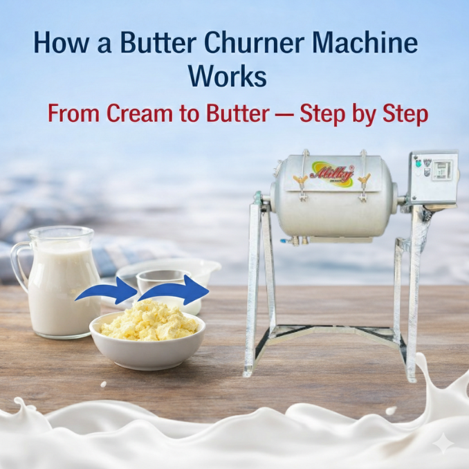 How Does a Butter Churner Machine Work? A Simple Guide for Dairy Units