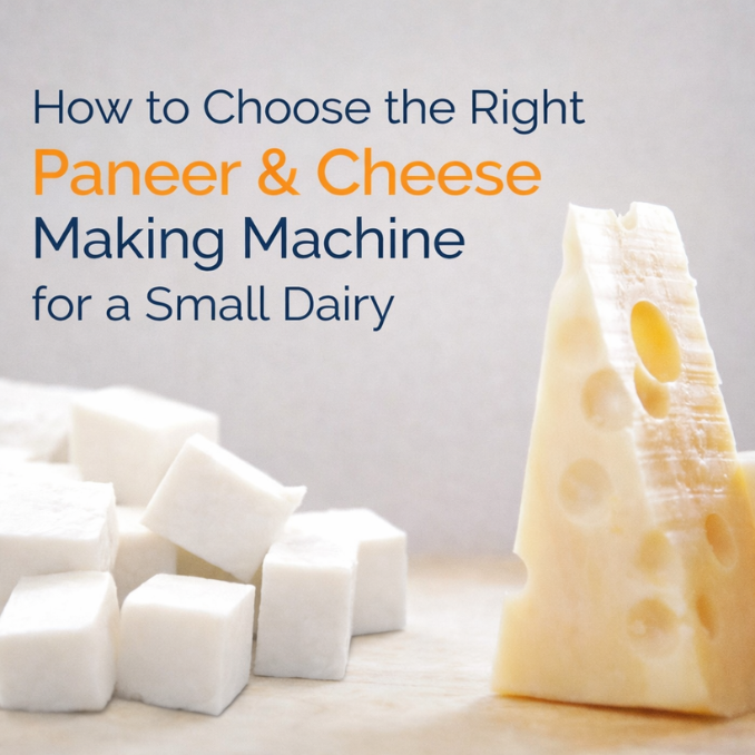 How to Choose the Right Paneer & Cheese Making Machine for a Small Dairy