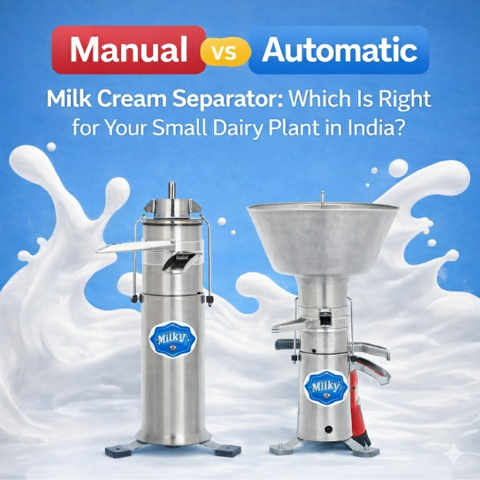 Manual vs Automatic Milk Cream Separator: Which Is Best for Small Dairy Plants in India?