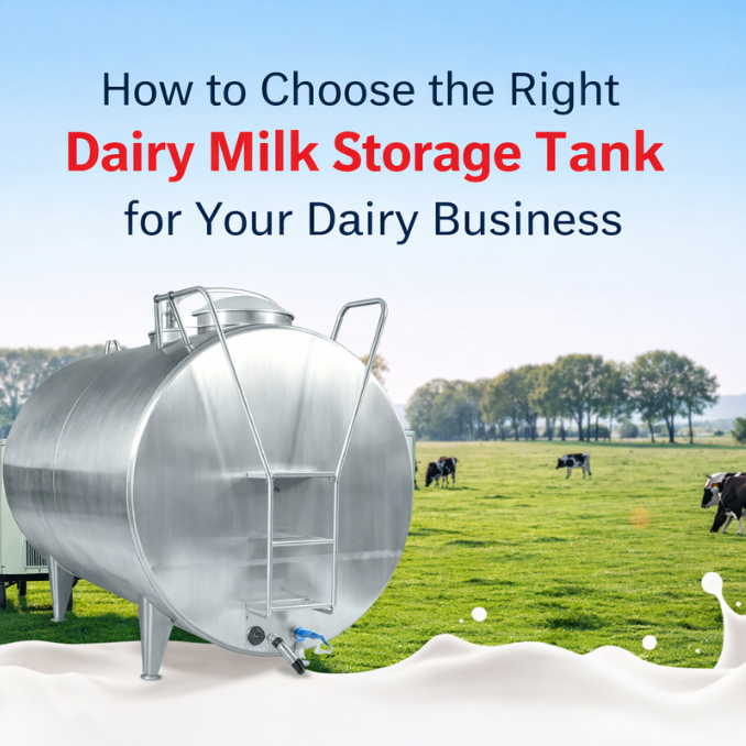 How to Choose the Right Dairy Milk Storage Tank for Your Dairy Business