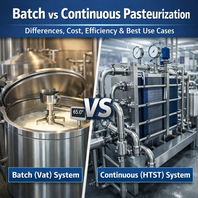 Batch vs. Continuous Pasteurization: The Complete Guide for Food Producers (2026)