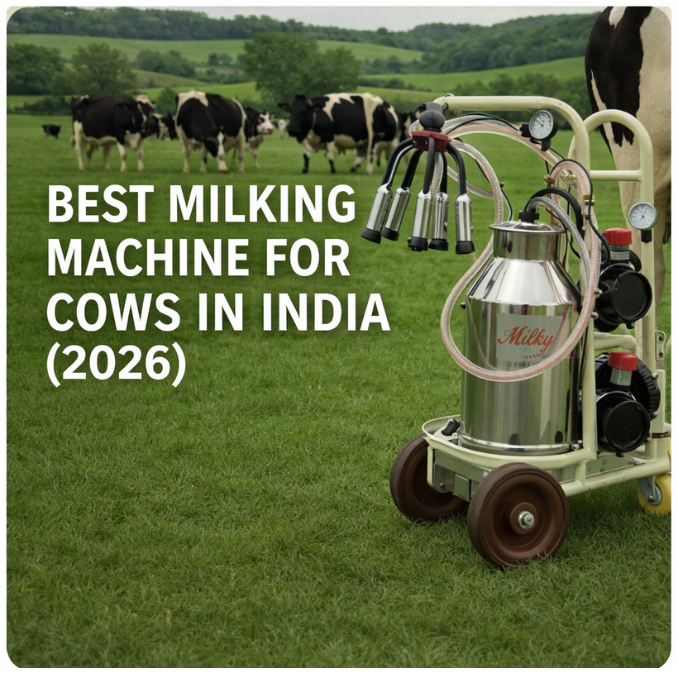 Best Milking Machine for Cows in India (2026) Top Models, Prices & Complete Buying Guide for Indian Dairy Farmers