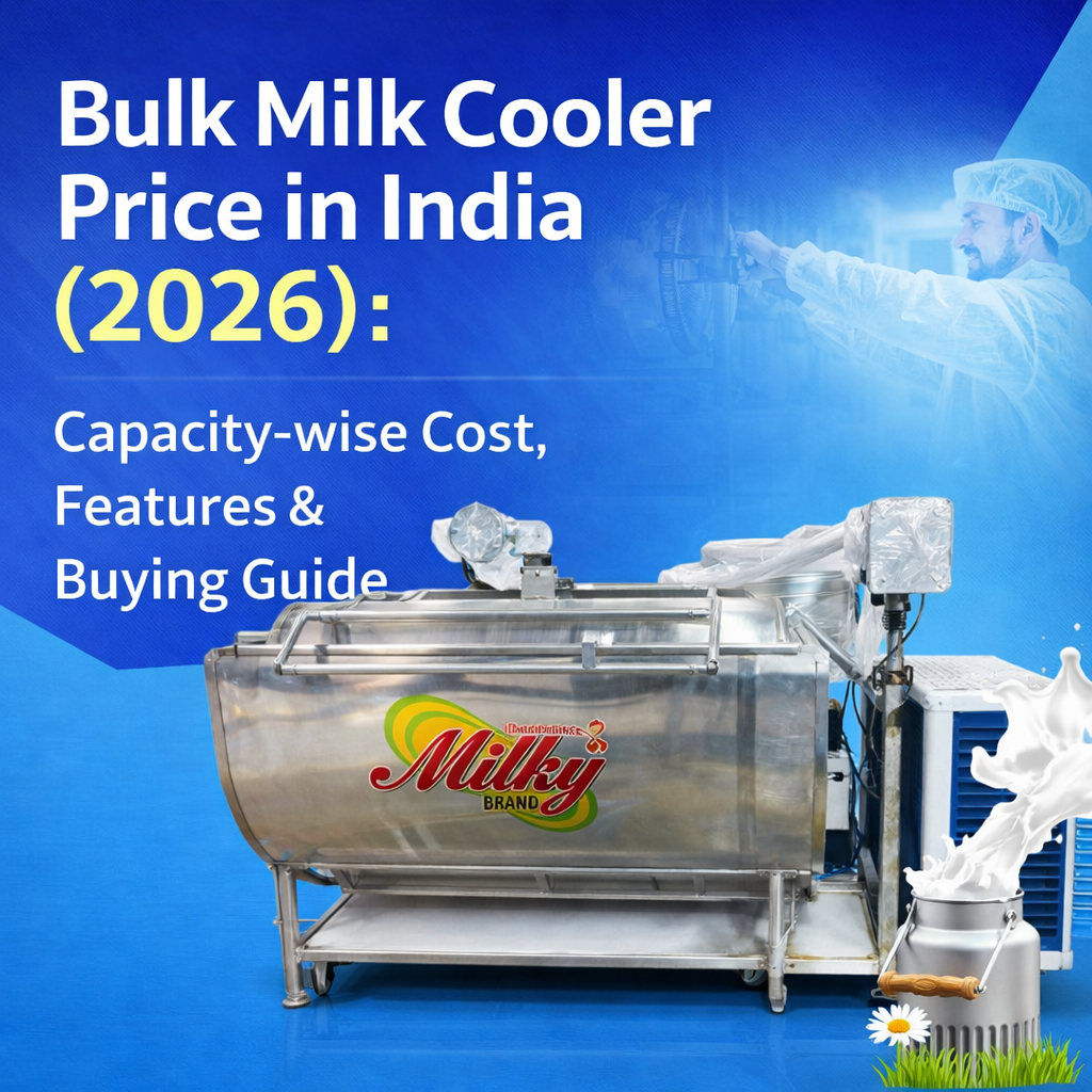 Bulk Milk Cooler Price in India (2026): Capacity-wise Cost, Features & Buying Guide