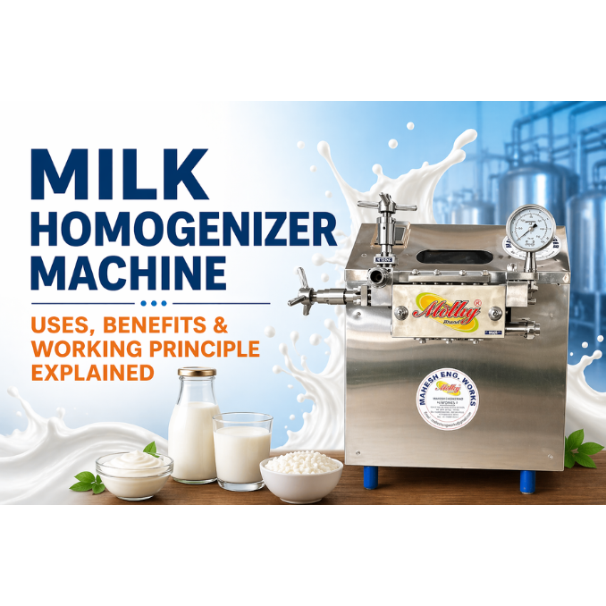 Milk Homogenizer Machine: Uses, Benefits & Working Principle Explained