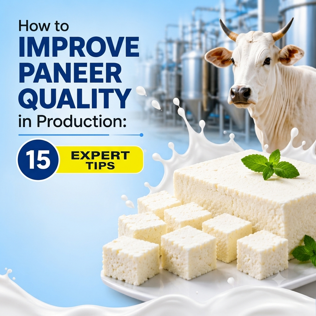 How to Improve Paneer Quality in Production: 15 Expert Tips for Higher Yield, Better Texture & Consistent Quality