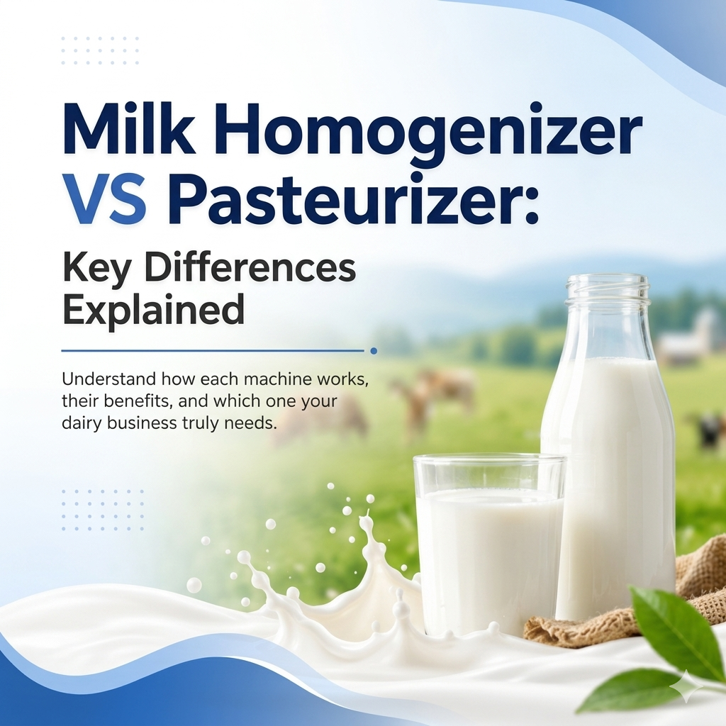 Milk Homogenizer vs Pasteurizer: Key Differences Explained