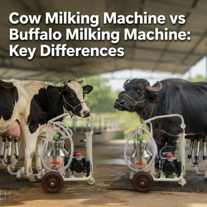 Cow Milking Machine vs Buffalo Milking Machine: Key Differences