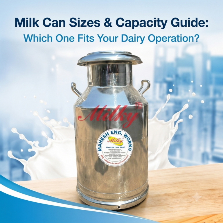Milk Can Sizes & Capacity Guide: Which One Fits Your Dairy Operation?