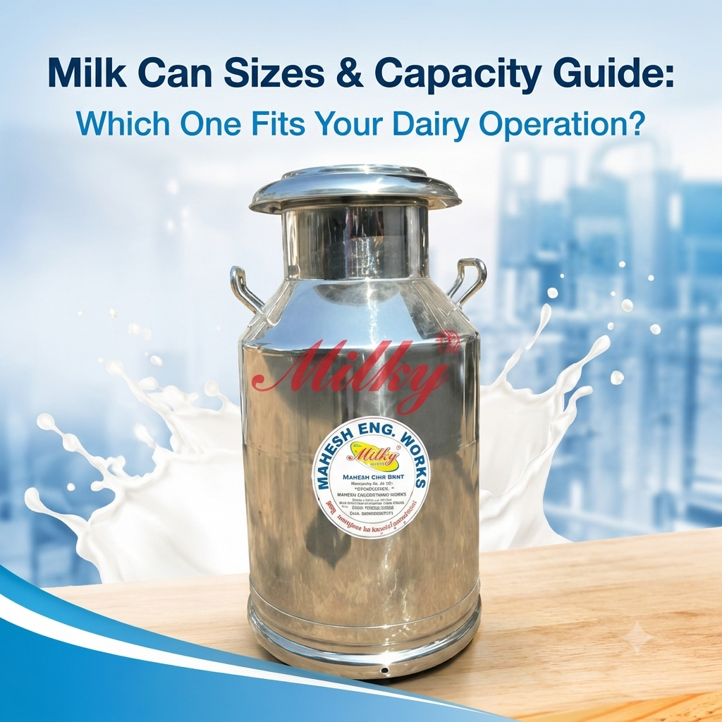Milk Can Sizes & Capacity Guide: Which One Fits Your Dairy Operation?