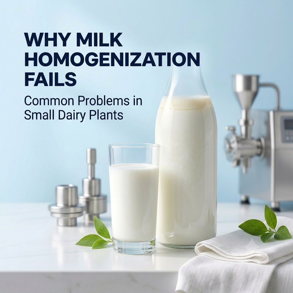 Why Milk Homogenization Fails: Common Problems in Small Dairy Plants