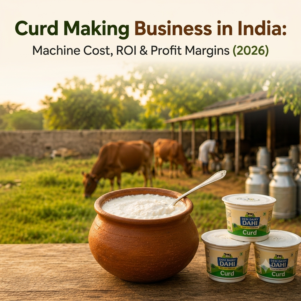 Curd Making Business in India: Machine Cost, ROI & Profit Margins (2026)
