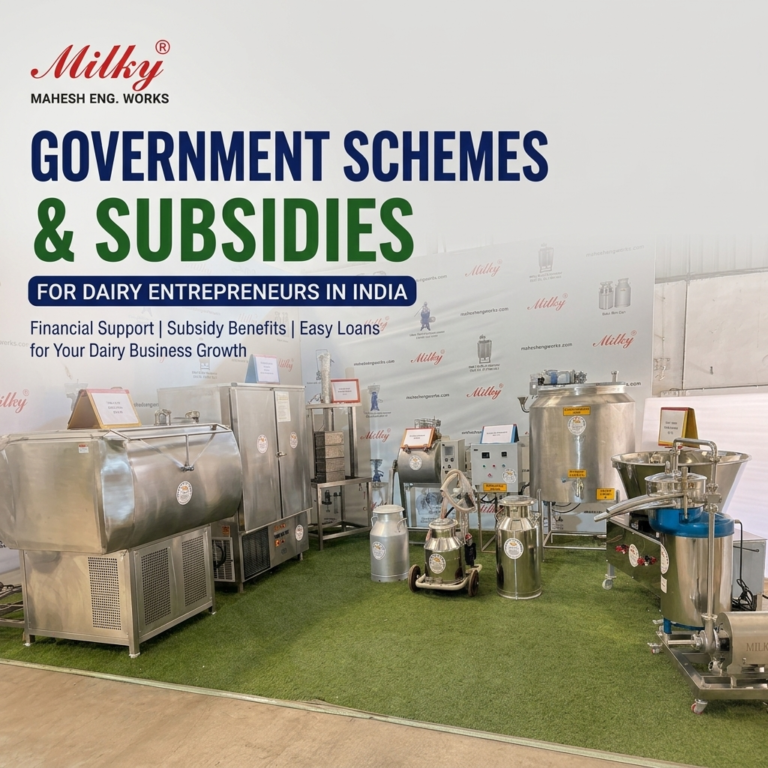 Government Schemes and Subsidies for Dairy Entrepreneurs in India
