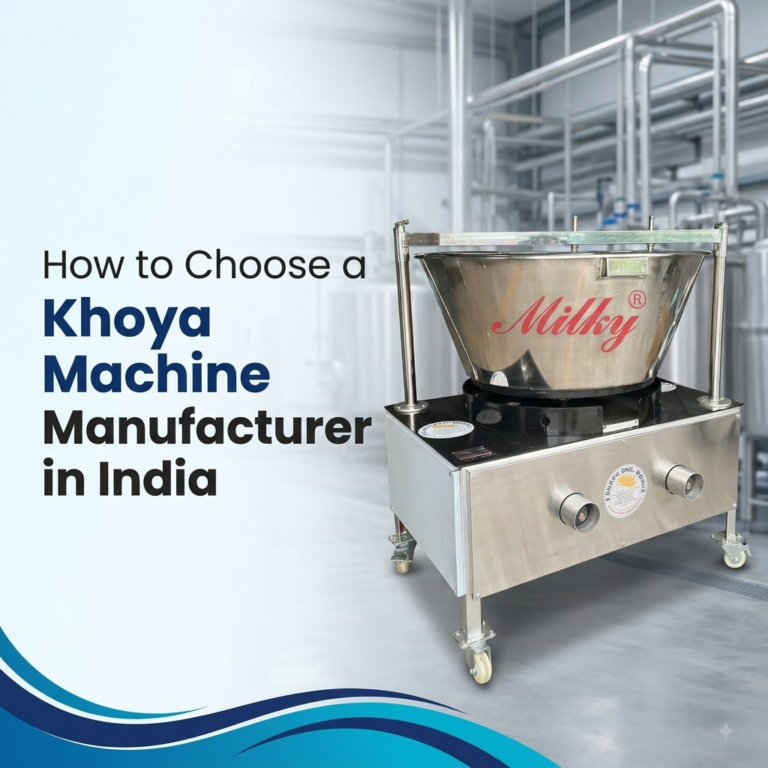 How to Choose a Khoya Machine Manufacturer in India